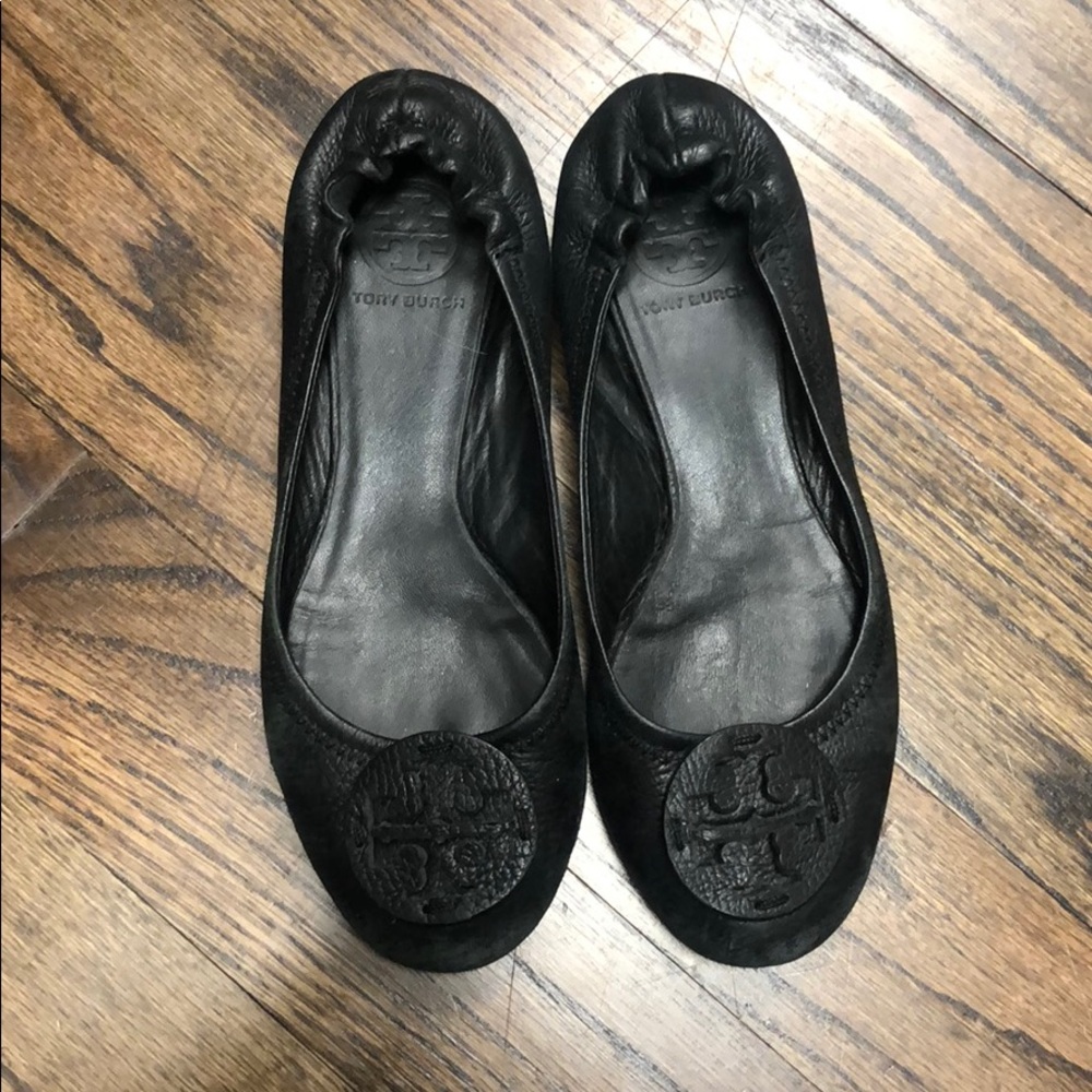 Tory Burch Size 7 black Flats